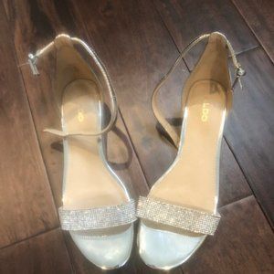 Aldo Shoes - Silver Strap Sandals